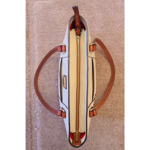 Dooney & Bourke Lexington Pebble Grain Bone Shoulder Handbag - Picture 14 of 16